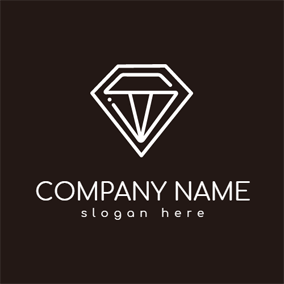 Red Box White Diamond Logo - Free Fashion Logo & Beauty Logo Designs | DesignEvo Logo Maker