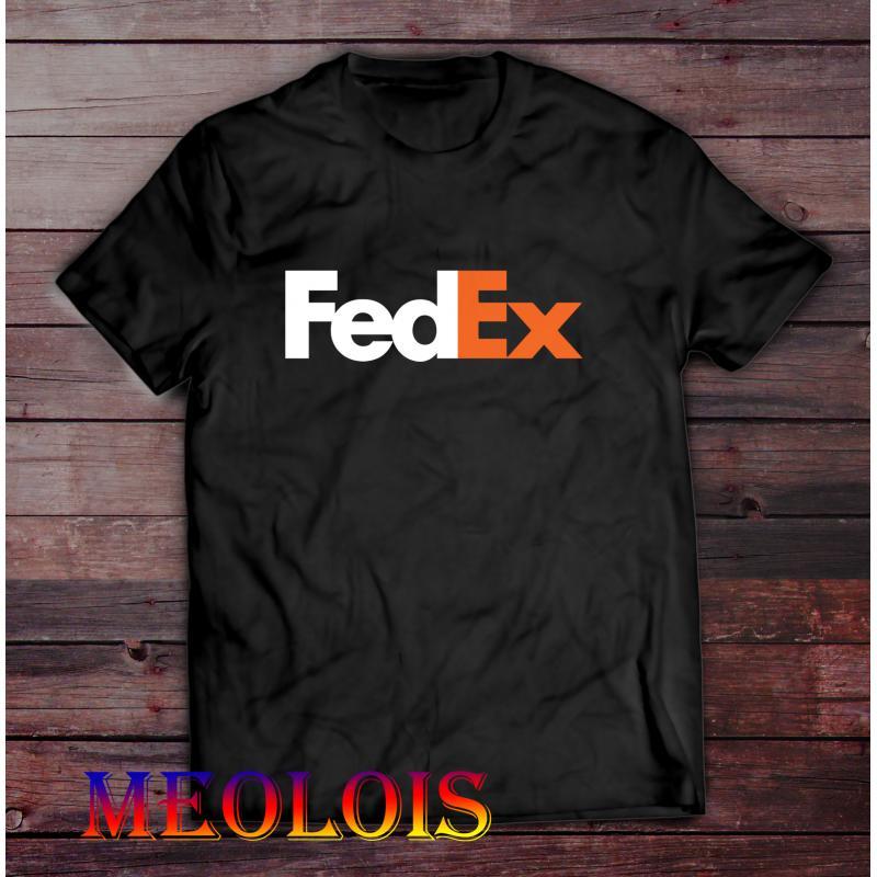 White FedEx Logo - FedEx Logo White Orange Black Gildan T Shirt Size S 2XL