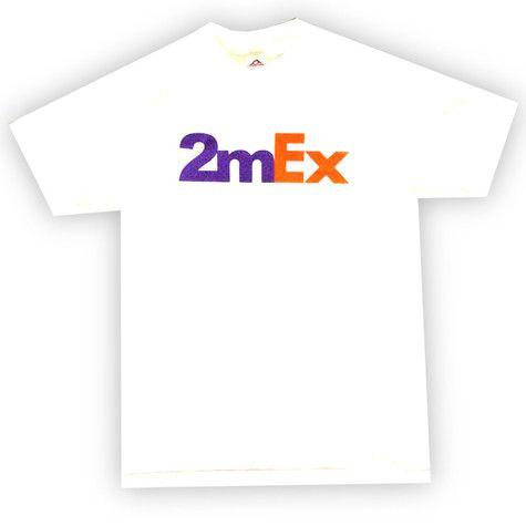 White FedEx Logo - 2Mex Logo T Shirt (White)