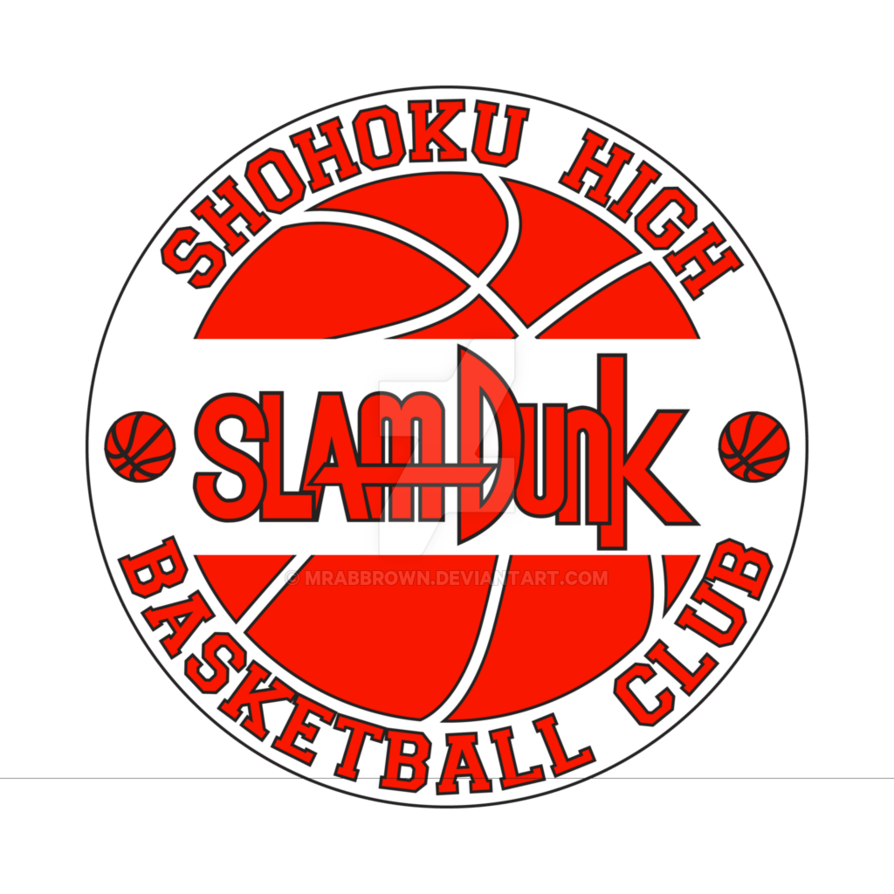 Red Dunk Logo - Shohoku High Basketball Club Logo by MrABBrown on DeviantArt