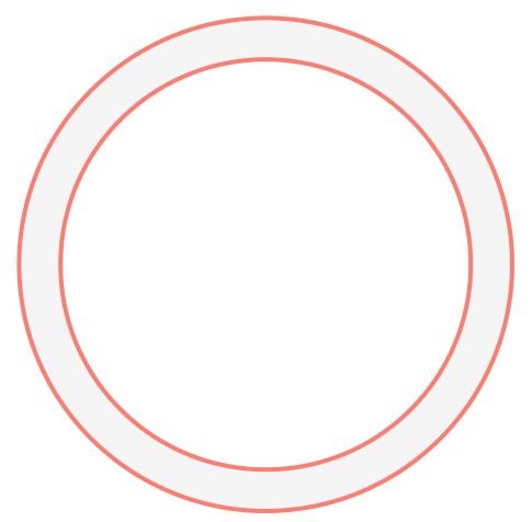 Two Orange Circle S Logo - tikz pgf the area between two circles Stack