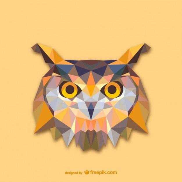 Owl Triangle Logo - Triangle owl design Vector | Free Download