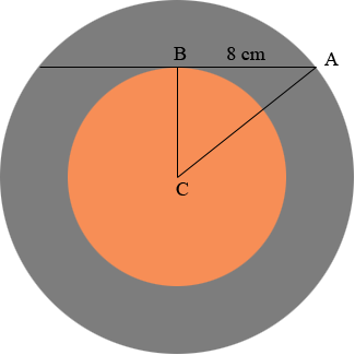 Two Orange Circle S Logo - The region between two circles