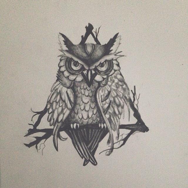 Owl Triangle Logo - Owl Triangle. Ink Ideas. Tattoos, Tattoo designs, Tattoo drawings