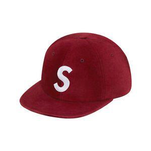 Burgundy S Logo - Supreme Suede S Logo 6 Panel Burgundy