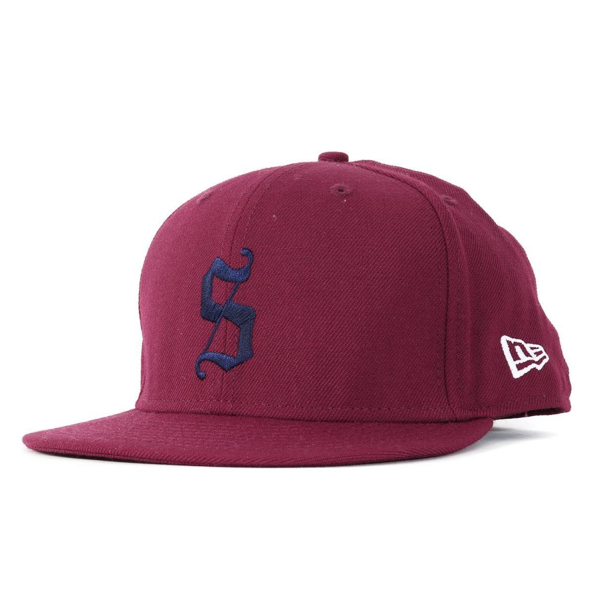 Burgundy S Logo - BEEGLE By Boo Bee: Supreme (シュプリーム) 11A W X NEW ERA S Logo