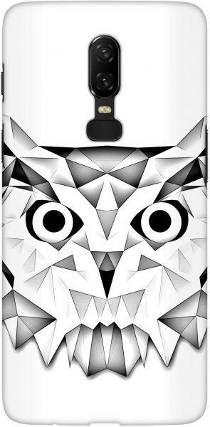 Owl Triangle Logo - Stylizedd OnePlus 6 Slim Snap Basic Case Cover Matte Finish - Poly Owl