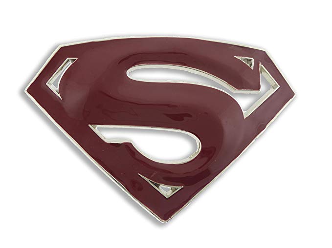 Burgundy S Logo - Amazon.com: Officially Licensed Dc Comic Superman S Logo burgundy ...