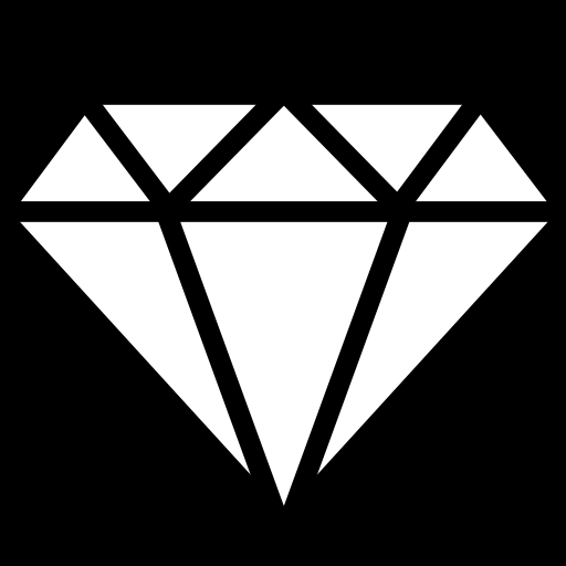 Black and White Diamond Logo - White diamond png 7 PNG Image