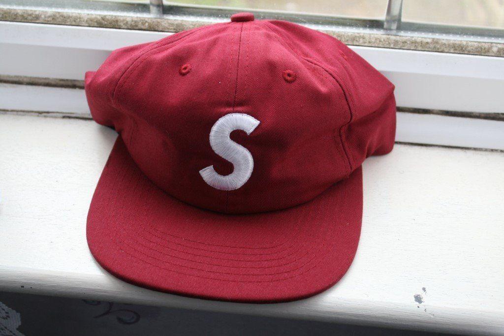 Burgundy S Logo - Supreme Burgundy S Logo Hat Cap Palace Skateboards Gosha Rubchinskiy ...