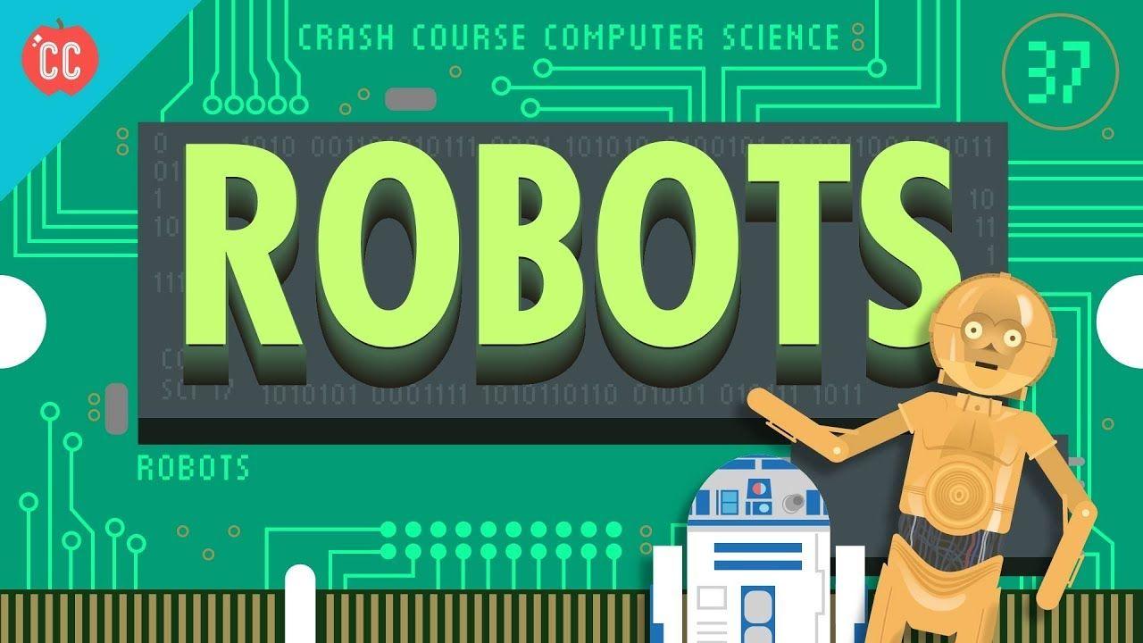 Green Robot Computer Logo - Robots: Crash Course Computer Science