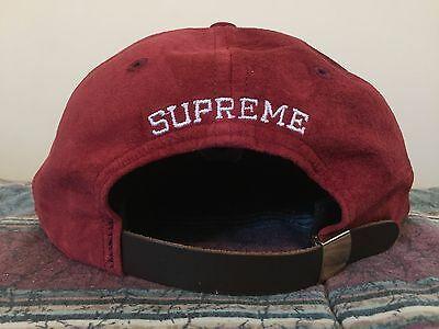 Burgundy S Logo - SUPREME SUEDE S Logo Hat Cap Burgundy 6 Panel F/W 2016 New - $99.95 ...