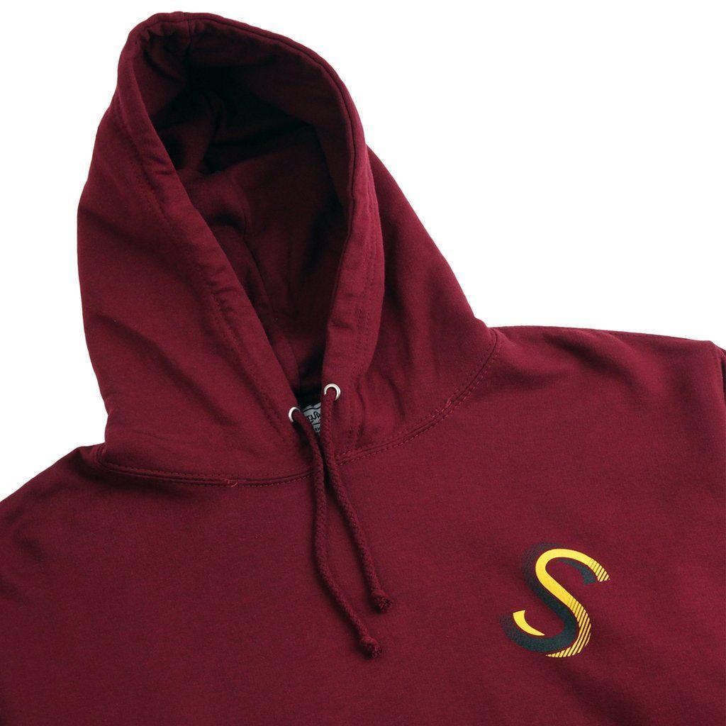 Burgundy S Logo - S Logo Hoodie in Burgundy by Signature Clothing | Bored of Southsea