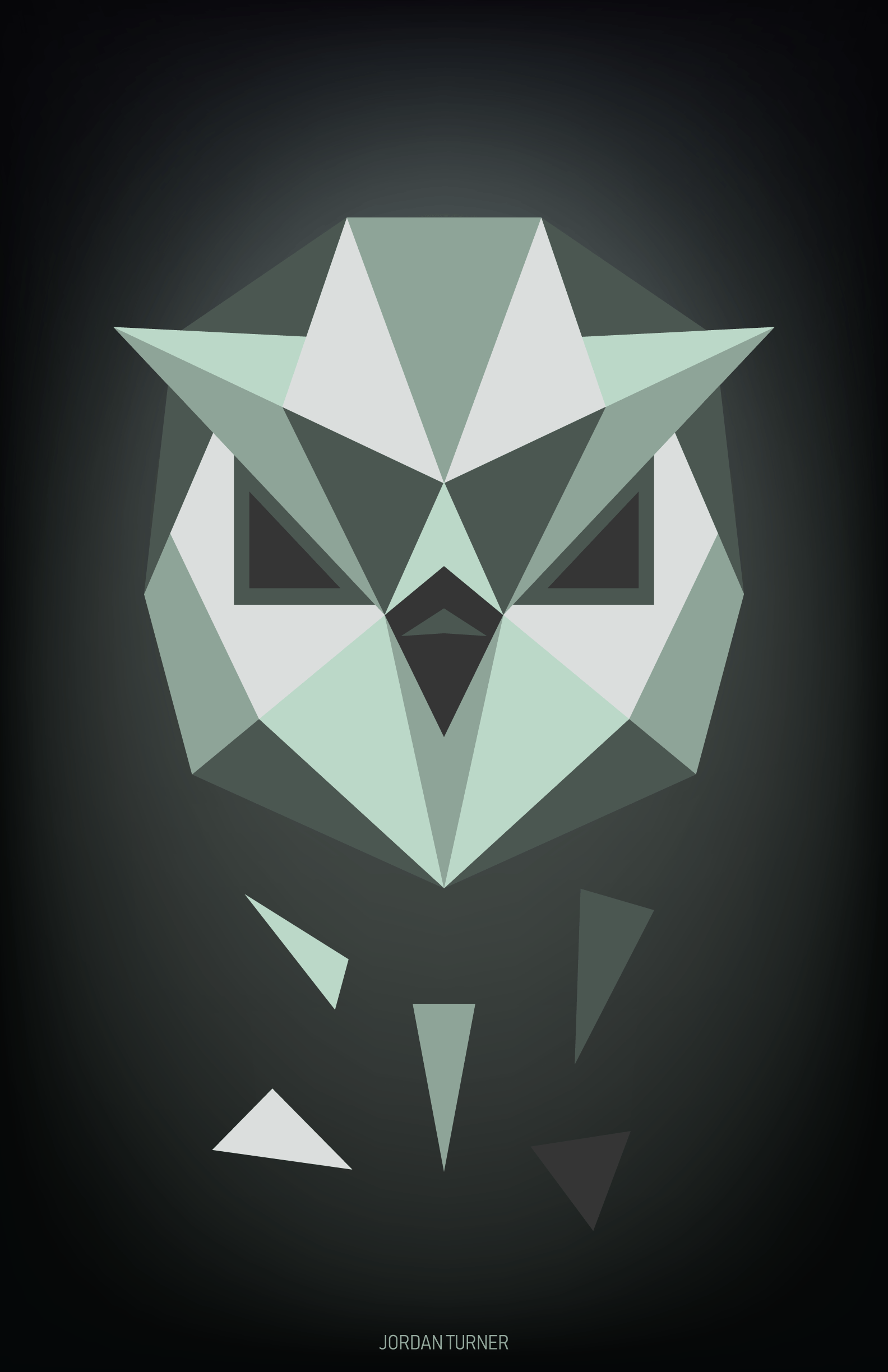 Owl Triangle Logo - Owl Abstract Polygon Poster - Album on Imgur