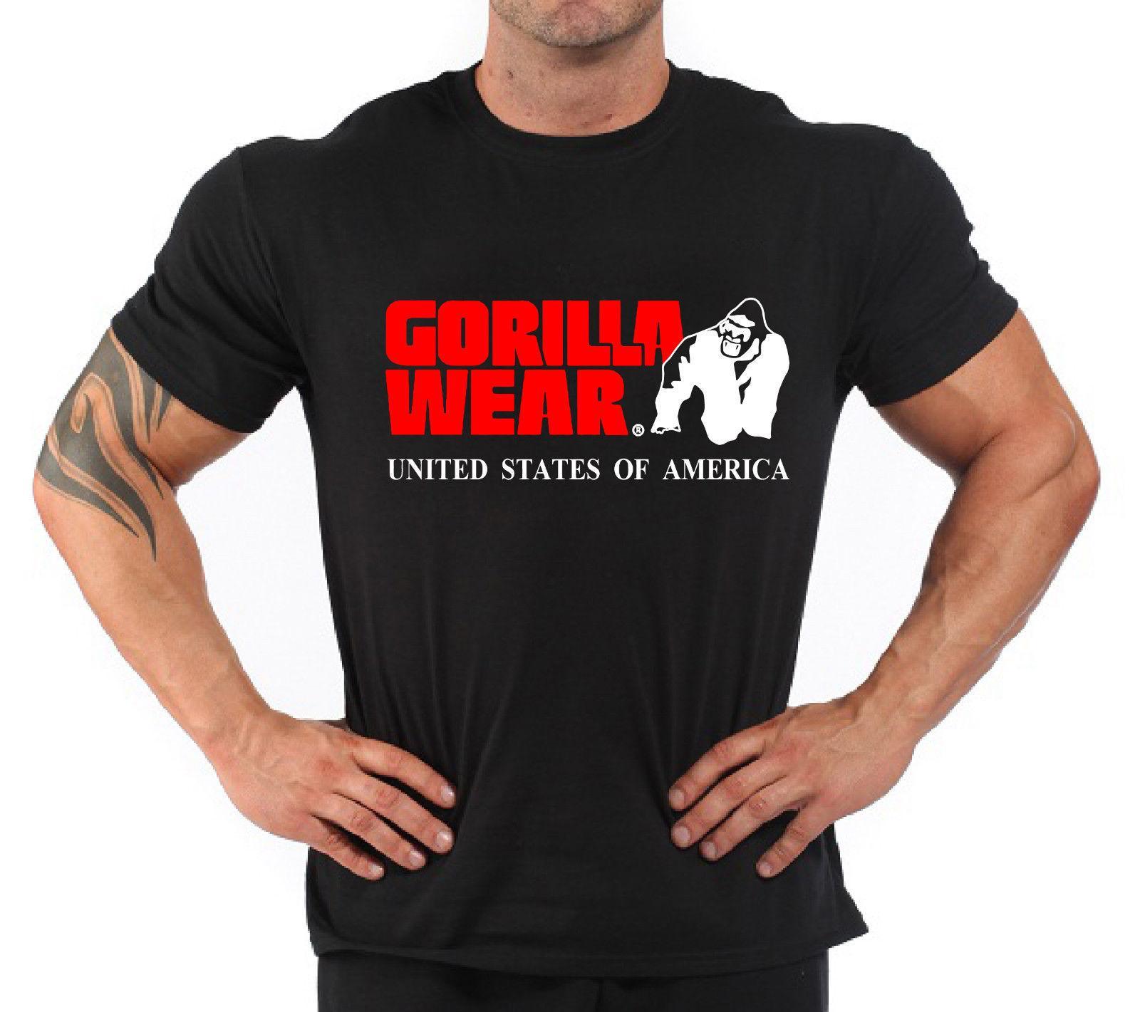 Gorilla Clothing Logo - T-Shirt Bodybuilding Fitness Palestra Gorilla Wear... Online with ...