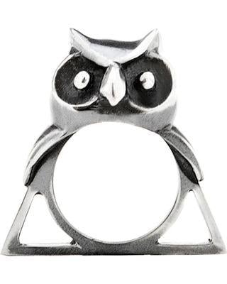 Owl Triangle Logo - Spectacular Deals on Glenda Lopez Owl Triangle Ring