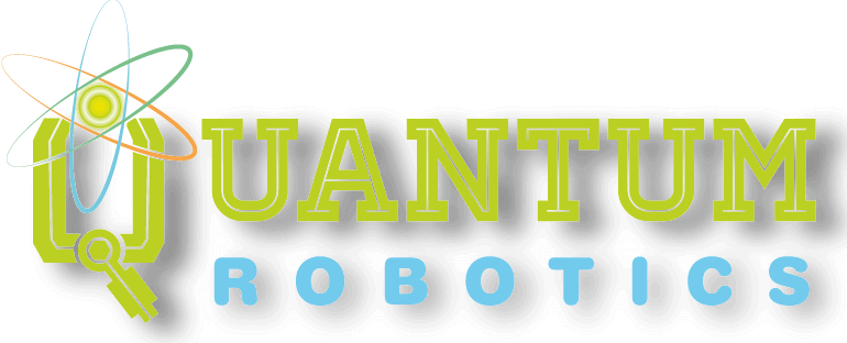 Green Robot Computer Logo - Quantum Robotics