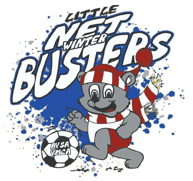 Aysa Logo - Little NetBusters Winter Logo White - AYSA