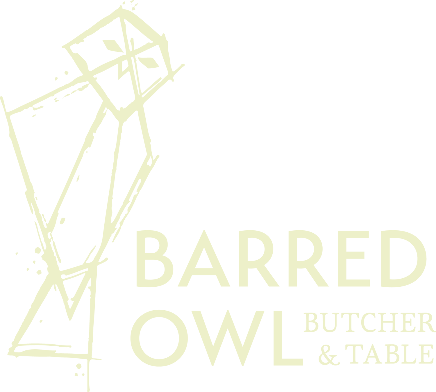 Owl Triangle Logo - Who Cooks For You? — Barred Owl Butcher & Table