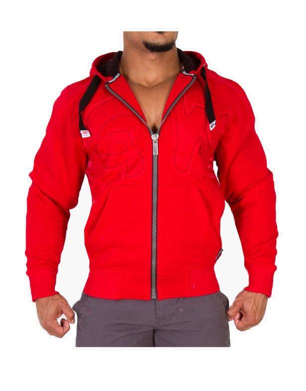 Gorilla Clothing Logo - Logo Hooded Jacket by GORILLA WEAR (colour: red)