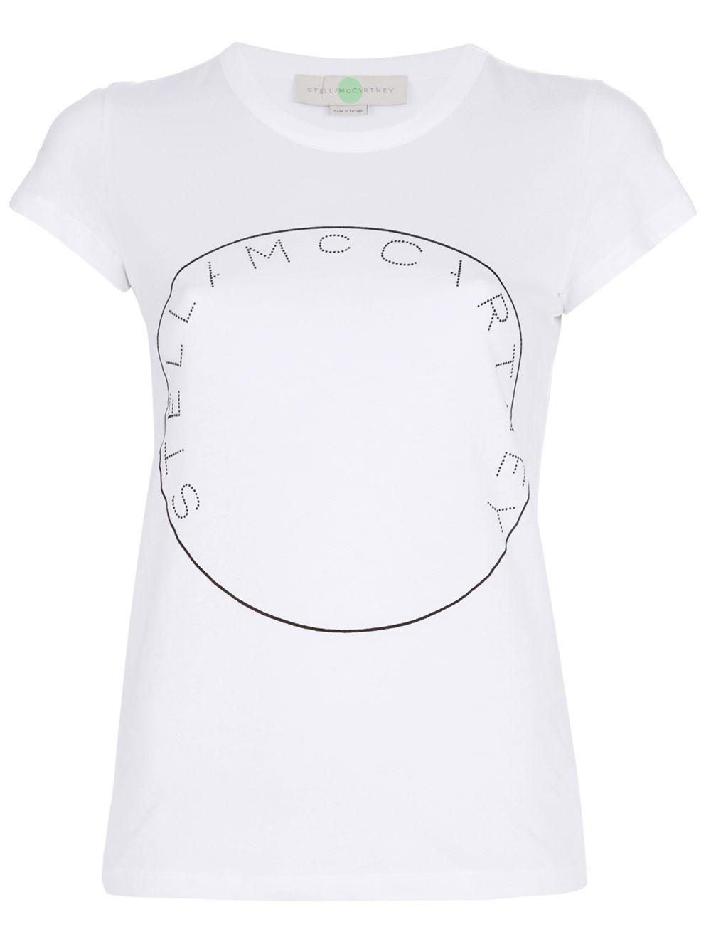 Stella McCartney Logo - Stella McCartney Logo T-Shirt in White - Lyst