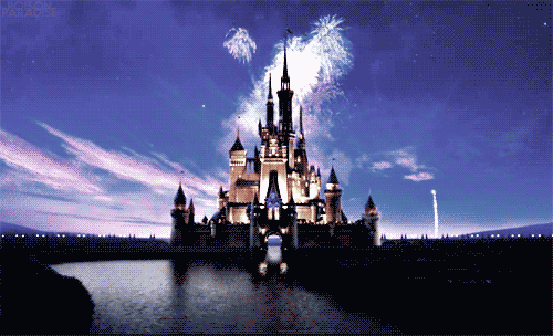 Classic Walt Disney Castle Logo - Pictures fireworks castle GIF on GIFER - by Agaron