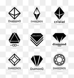 Black and White Diamond Logo - Diamond Logo PNG Image. Vectors and PSD Files