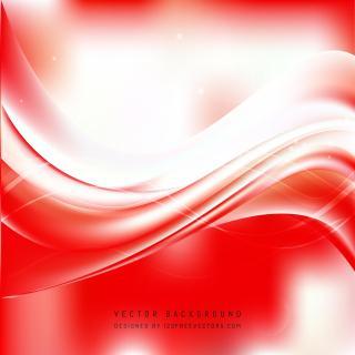 Red and White Wave Logo - Abstract Red White Wave Background