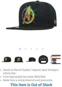 Infinity Stone Logo - Marvel × NewEra The Avengers Infinity War Stone Logo Hat Snapbacks