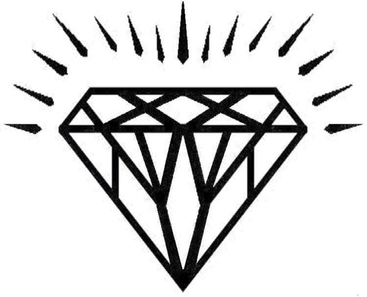 Black and White Diamond Logo - Diamond Logos