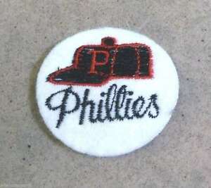 Original Phillies Logo - PHILADELPHIA PHILLIES LOGO FELT PATCH or EARLY 1970s