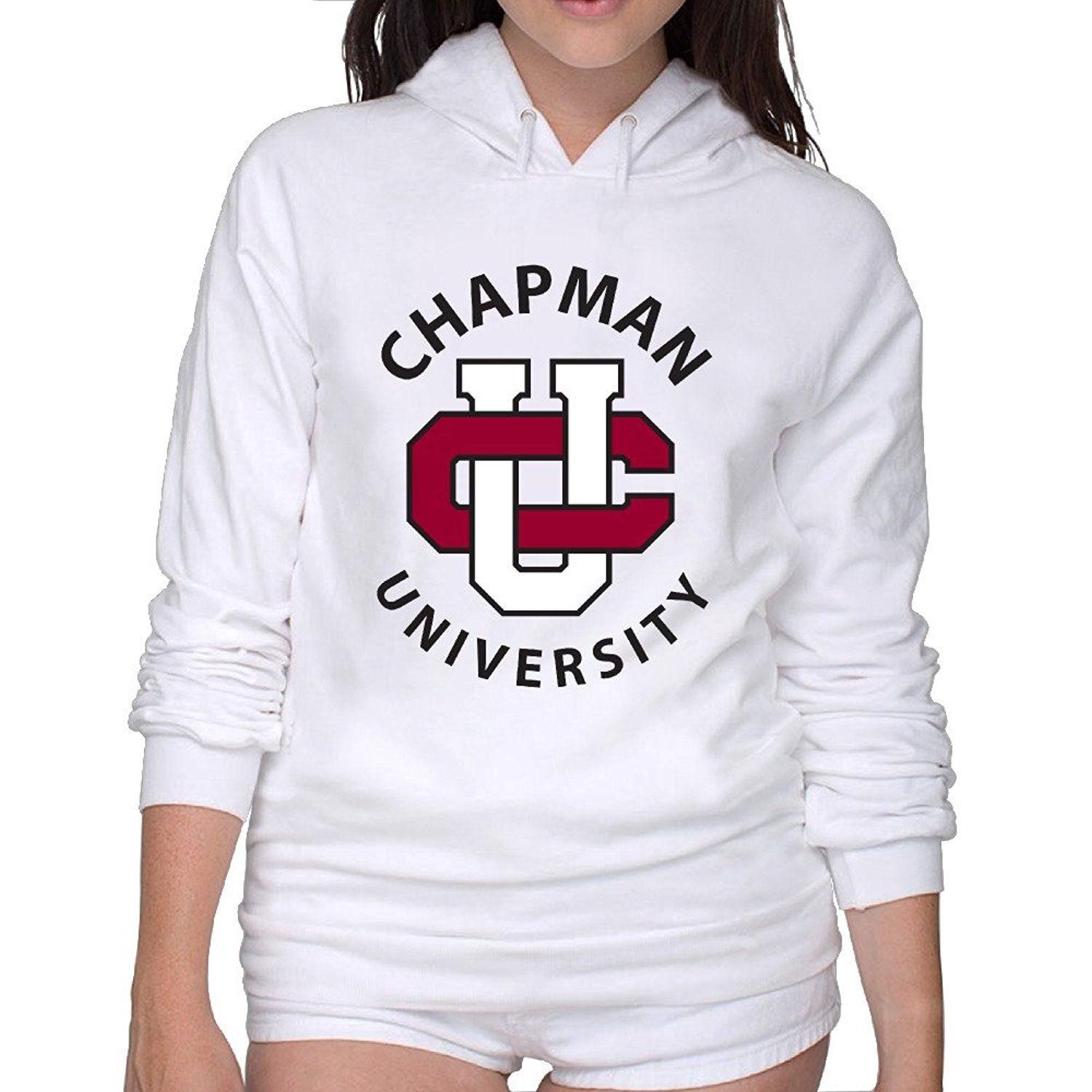 Chapman University Logo - Pullover Hoodie Chapman University Logo Sport Hooded Sweatshirt T