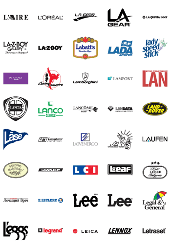 L Company Logo - Free Vector Logos: Famous Company Logos and Trademarks – Letter L ...