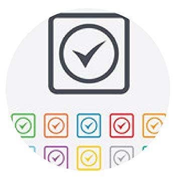 Yes Circle Logo - Check mark sign icon. Yes circle symbol. Mousepad: Amazon.co.uk ...