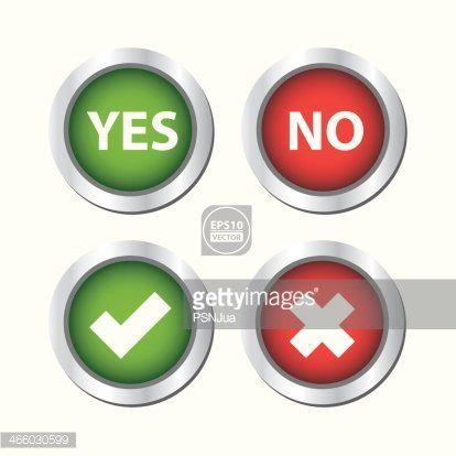 Yes Circle Logo - Yes, No, Check Mark and Cross premium clipart