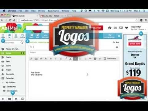 AOL Email Logo - How To Add a Logo to an AOL Email Signature