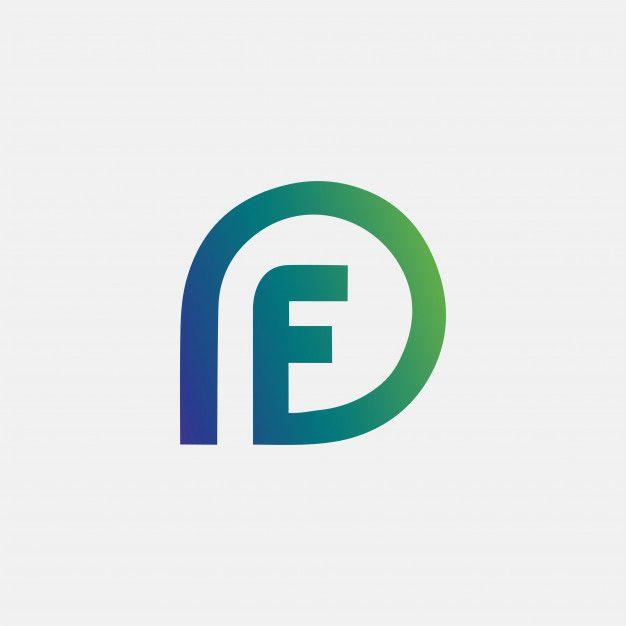 PF Logo - Letter pf df logo abstract Vector | Premium Download