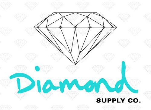 Black and White Diamond Logo - Diamond Supply Co. Logo Snap Back Hat Orange White