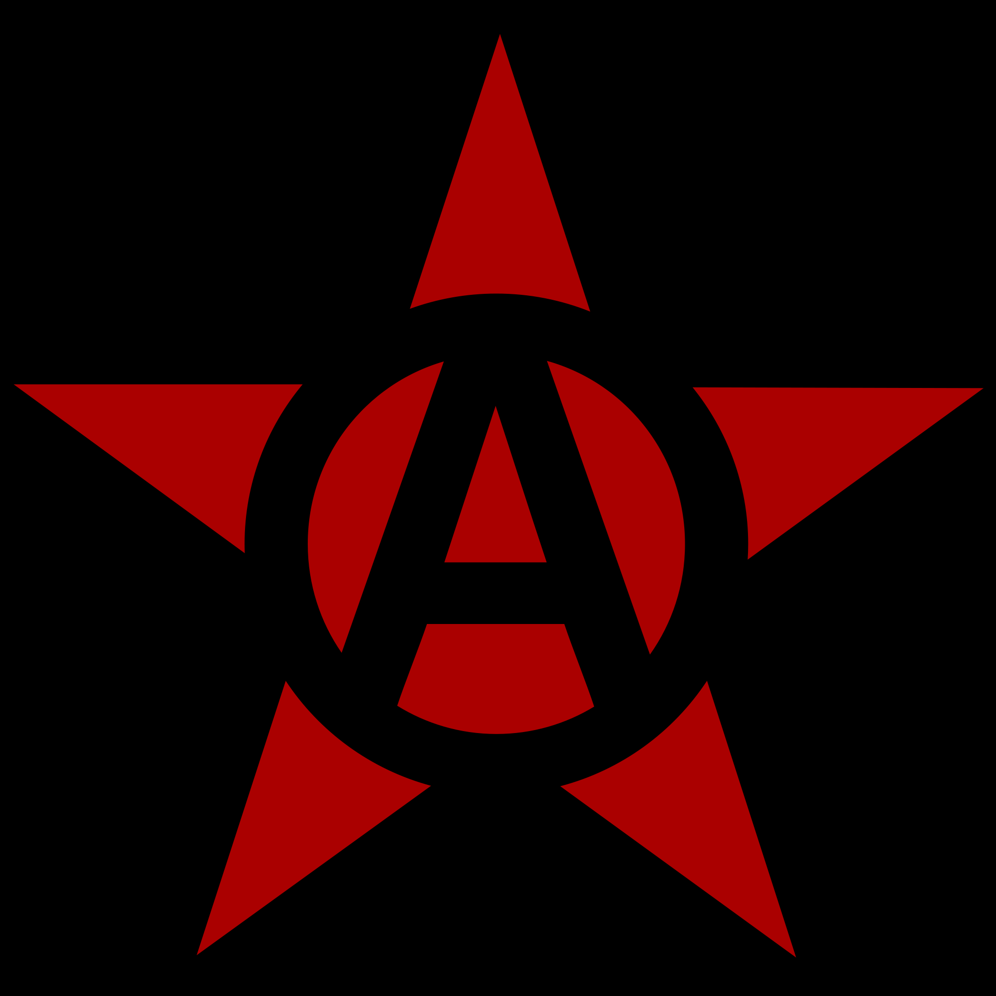 Red Star Circle Logo - File:Circle-A red star.svg - Wikimedia Commons