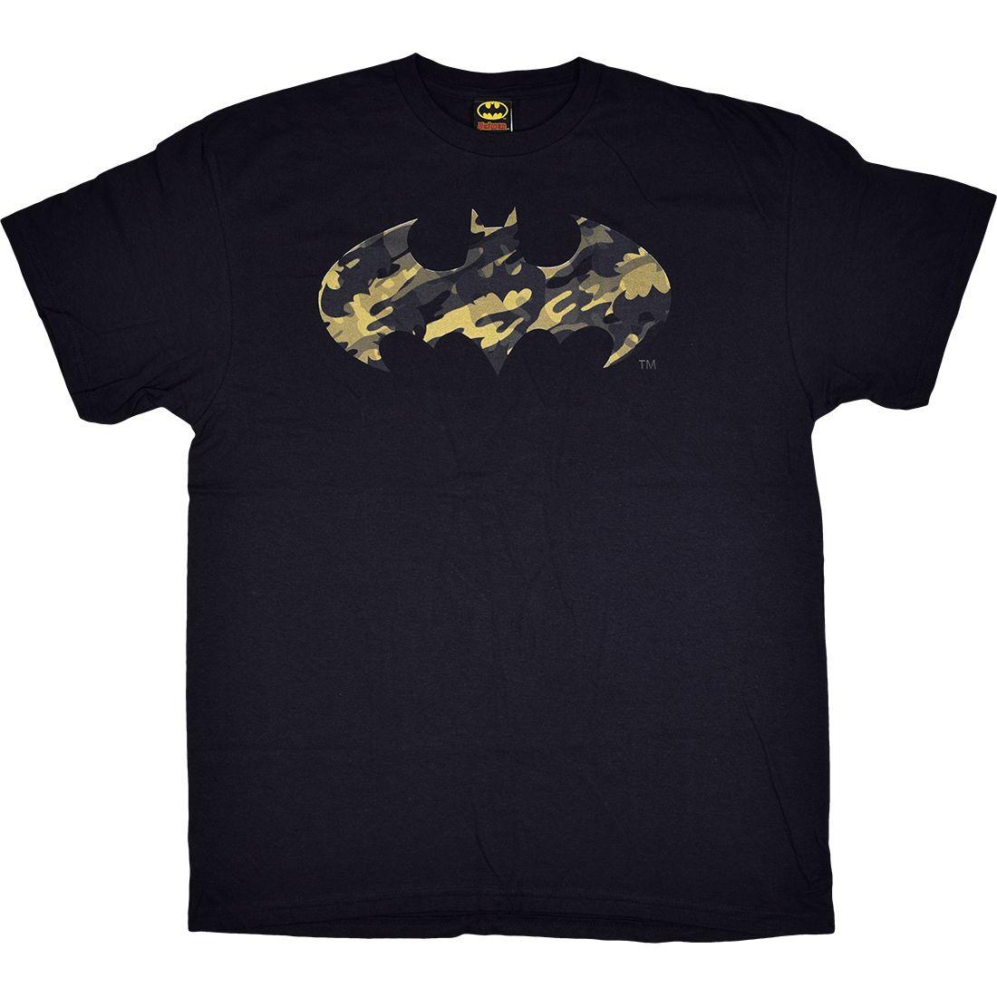 Camo Batman Logo - Batman Camo Logo Black T Shirt Tee Liquid Blue
