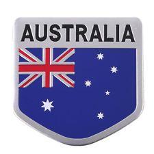 Australian Flag Logo - 2x 3D Australia Australian Flag Aussie Shield Aluminum Emblem Badge