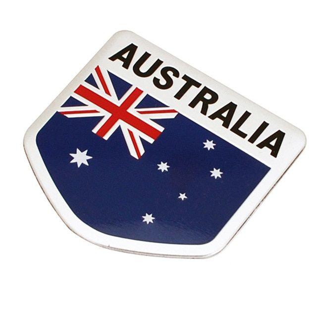 Australia Flag Logo - Car Sticker Decal Emblem Decorations Badge Durable Australian flag ...