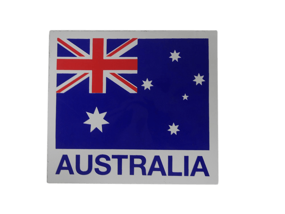 Australian Flag Logo - Australian Flag Rectangle Sticker – Wilmot Harvey