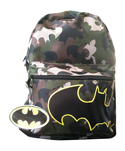 Camo Batman Logo - Batman Camo 16 Backpack with Bat Symbol Camouflage