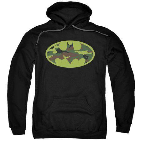 Camo Batman Logo - Batman Camo Logo Mens Pullover Hoodie