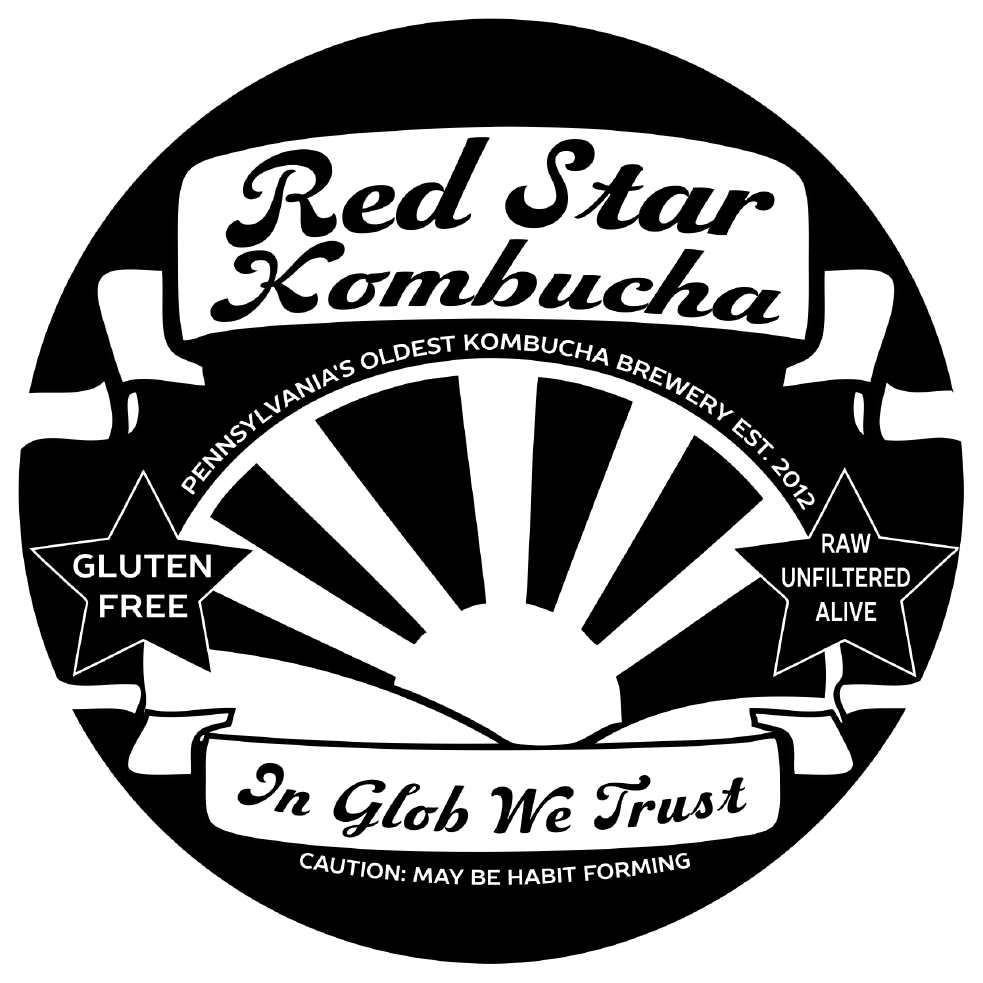 Red Star Circle Logo - Red Star Kombucha