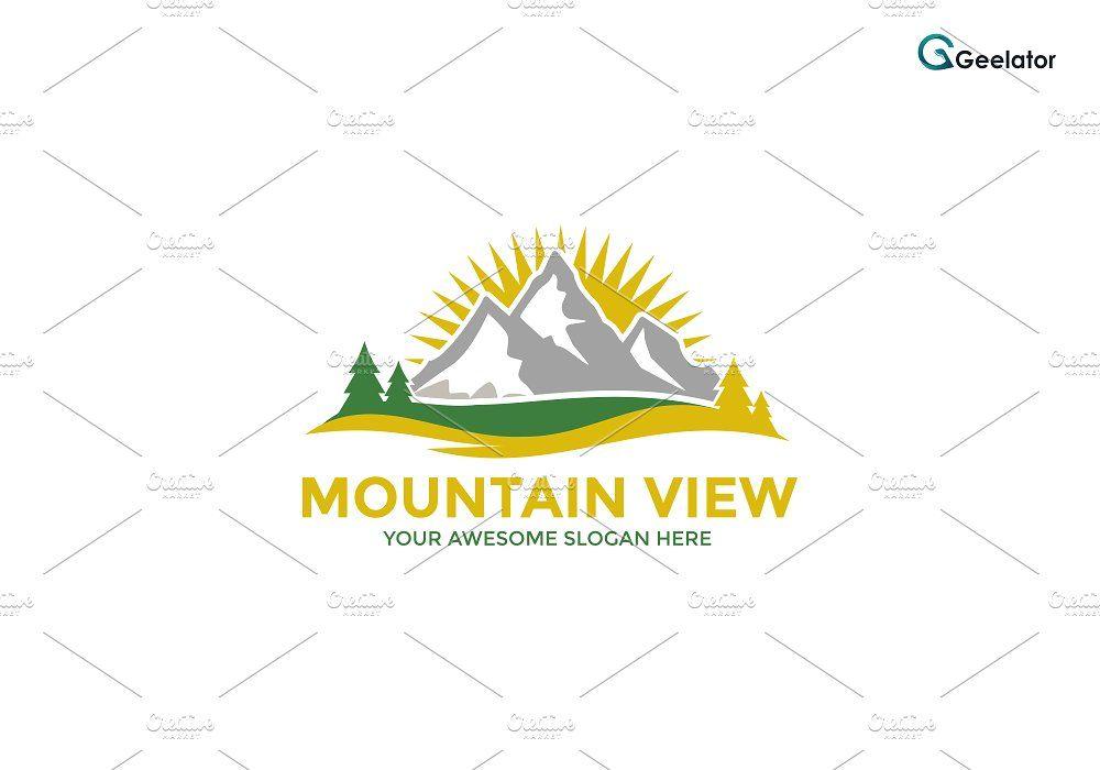 Mountain View Logo - Mountain View Logo Template ~ Logo Templates ~ Creative Market