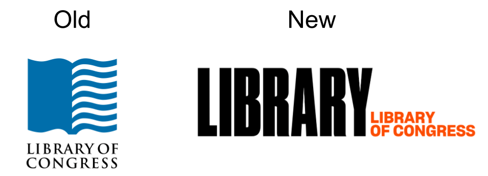 Word New Logo - The new logo for the Library of Congress is literally just the word ...