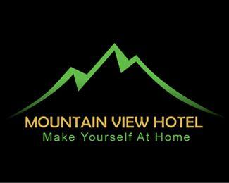 Mountain View Logo - Mountain View Hotel Designed by eVision | BrandCrowd