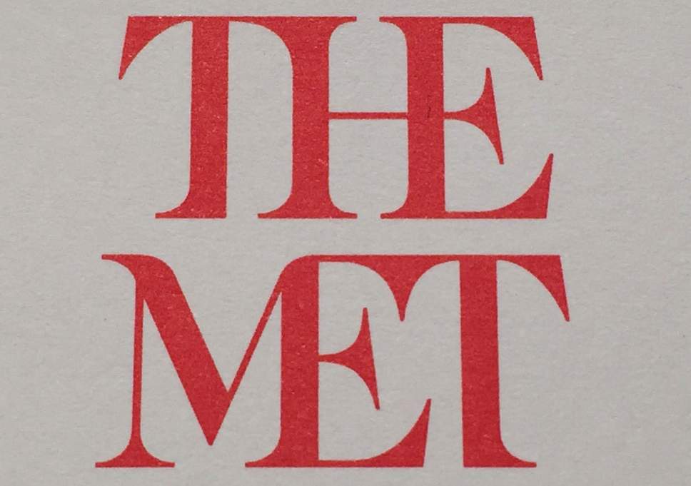 Word New Logo - The Met museum's new logo is infuriating typography enthusiasts ...